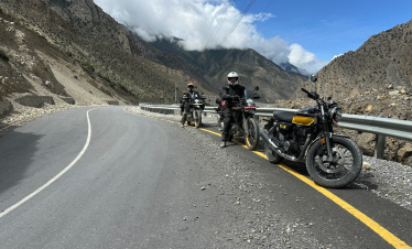 Motorbike adventure through Upper Mustang’s desert landscape and ancient villages.