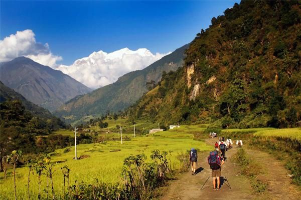 Arun Valley Trek with towering Himalayan peaks, rivers, and lush green valleys