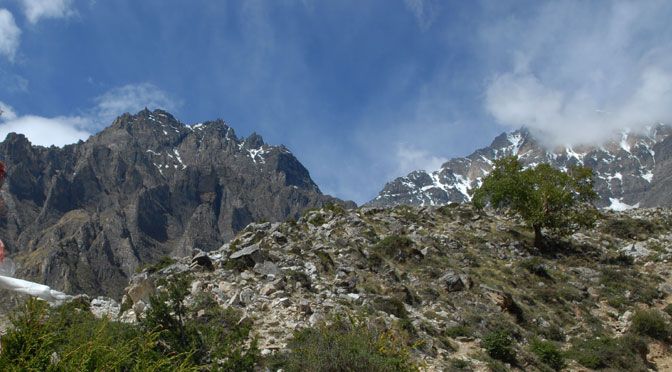 Badimalika Trek in Nepal, featuring Himalayan peaks, lush forests, alpine meadows, and traditional villages along the 12-day trekking route.