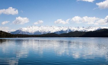 Rara Lake helicopter tour aerial view of Nepal’s largest lake at 2,990 meters