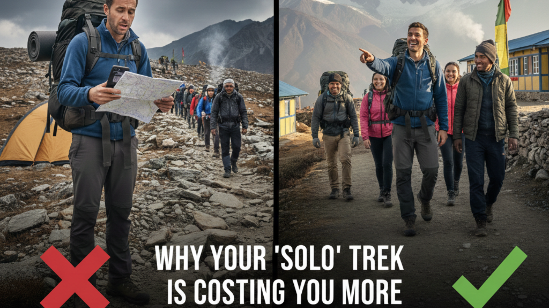 Real Cost: Solo vs. Group Treks in Nepal.