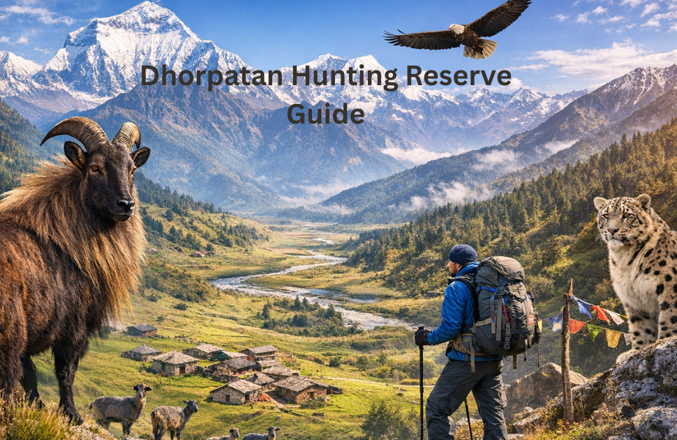 Dhorpatan Hunting Reserve Guide 2026 view with Himalayan hills, wildlife, and lush forests.