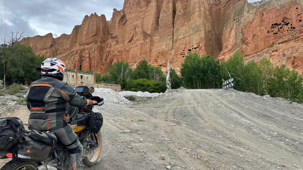 Motorbike Tour in Nepal 2026: Routes, Permits & Costs rider is an exploring scenic Himalayan roads during a motorbike tour in Nepal 2026.