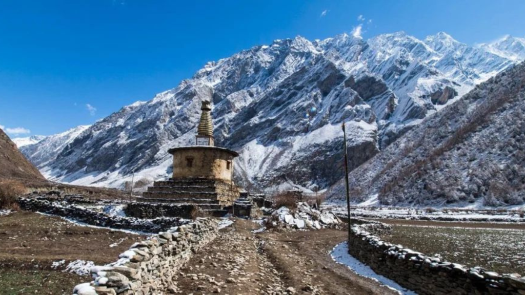 Tsum Valley Trek 2026 route with Mu Gompa and Ganesh Himal mountain views in Nepal